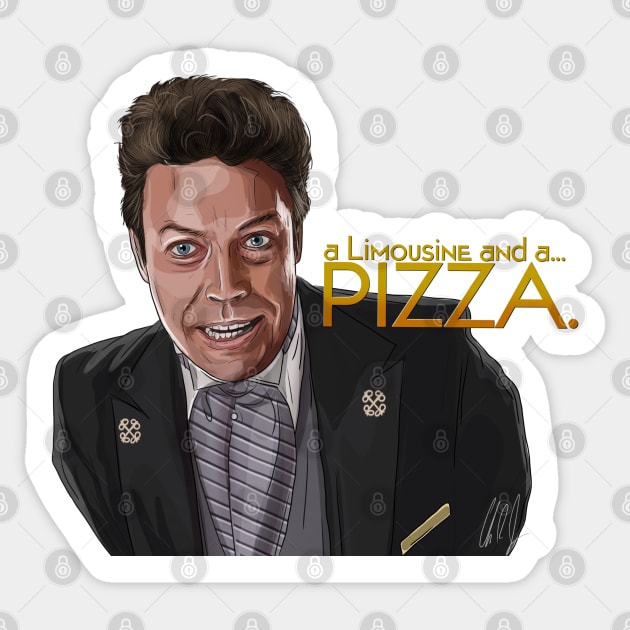 Home Alone 2: a Limousine and a PIZZA Sticker by 51Deesigns